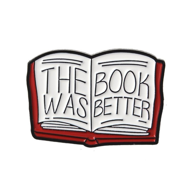 Ghim Cài Áo Tráng Men Hình Cuốn Sách &quot;Books Are Magic&quot; Làm Quà Tặng Cho Học Sinh / Người Yêu