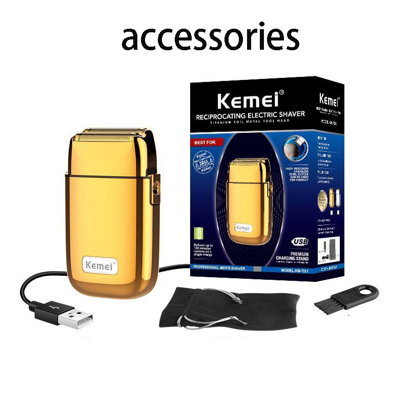 Máy cạo râu/cắt tóc Kemei 1986 TX1 T9 không dây