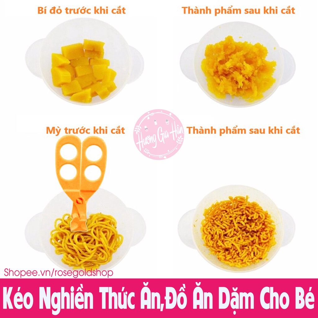 Kéo Nghiền Thức Ăn, Đồ Ăn Dặm Cho Bé Giúp Bé Ăn Dặm Tốt Hơn