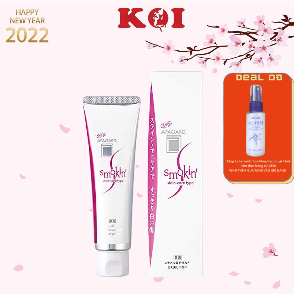 Kem đánh răng siêu trắng Apagard smokin Stain-Care cho người hút thuốc 100g
