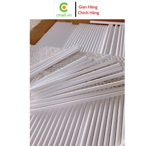 thùng 3000 ống hút giấy cao cấp Clean Paper Straw