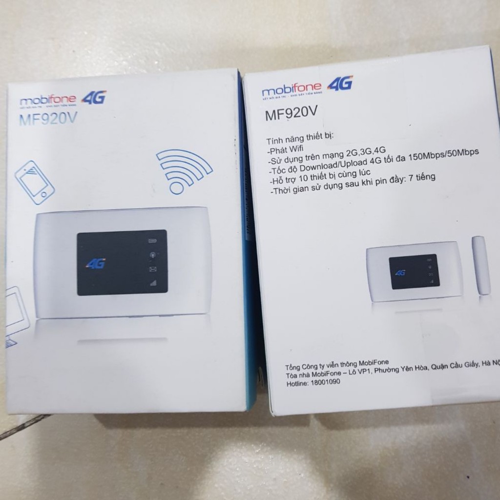 Bộ Phát Wifi 4G ZTE MF920V - Tốc Độ 150Mbps , Bộ phát 4G MF920V Mobifone | BigBuy360 - bigbuy360.vn