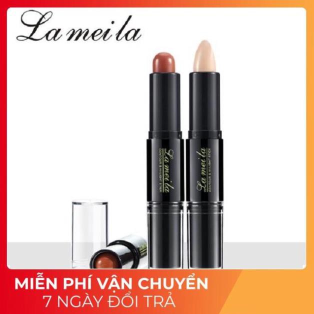 [FREESHIP] Bút Tạo Khối Và Che Khuyết Điểm Lameila Contour &amp; Hi-Light Stick