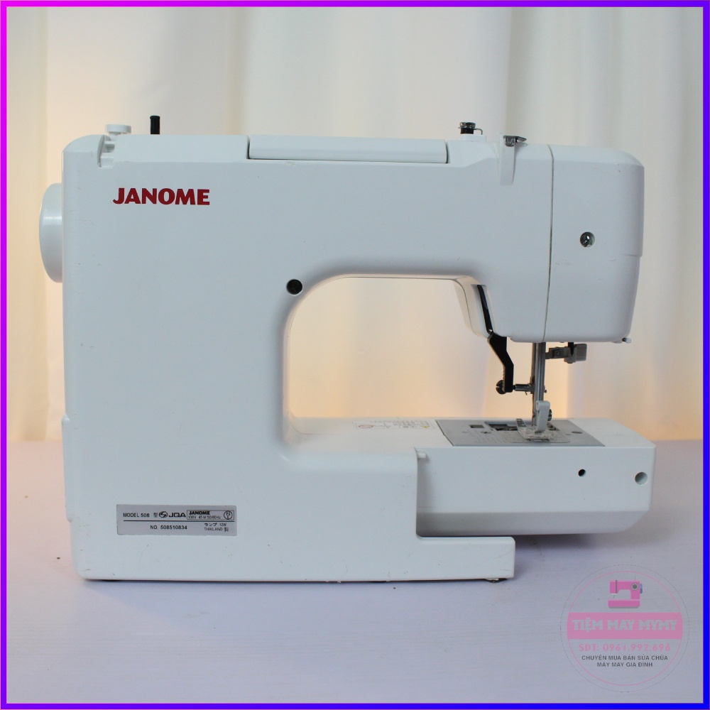 Máy May Mini Gia Đình Janome-JN508DX Bền Rẻ Đa Năng Chất Lượng Nhật Bản