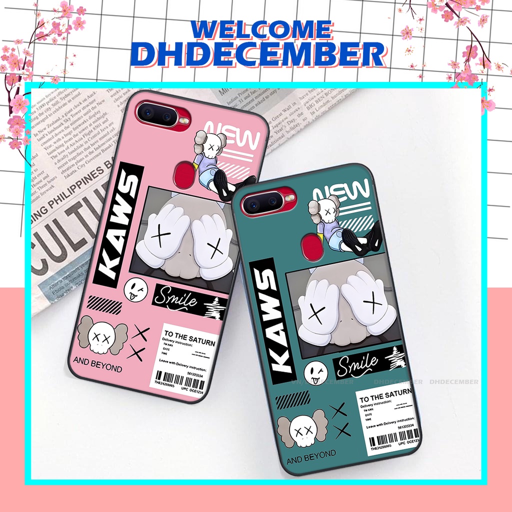 Ốp lưng Oppo A5S / A7 / F9 / A12 in hình gấu K@ws, gấu nâu, dor@emon RẺ- ĐẸP- BỀN