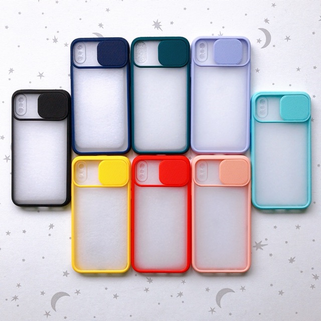 Ốp chống bẩn nắp trượt bảo vệ camera iPhone 6 /6s/X/Xs/Xs Max/11/11 pro/11 pro Max/12/12 pro/12 pro max