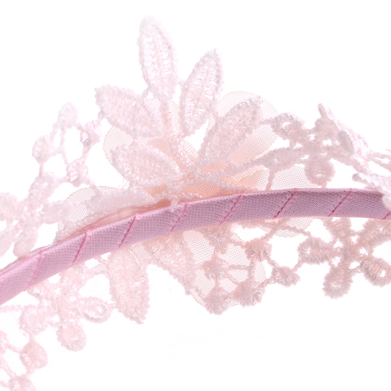 Băng Đô Vải Ren Hoa Phong Cách Retro Dành Cho Bé Gái