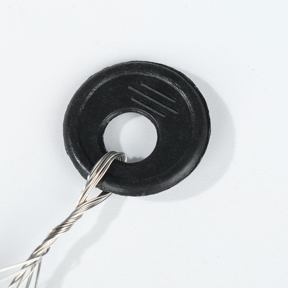 Set 60 Phụ Kiện Câu Cá Hình Trụ Nhỏ 1-6 (10 Kiểu)# Phao Câu Cá Bằng Cao Su Màu Đen Chất Lượng Cao