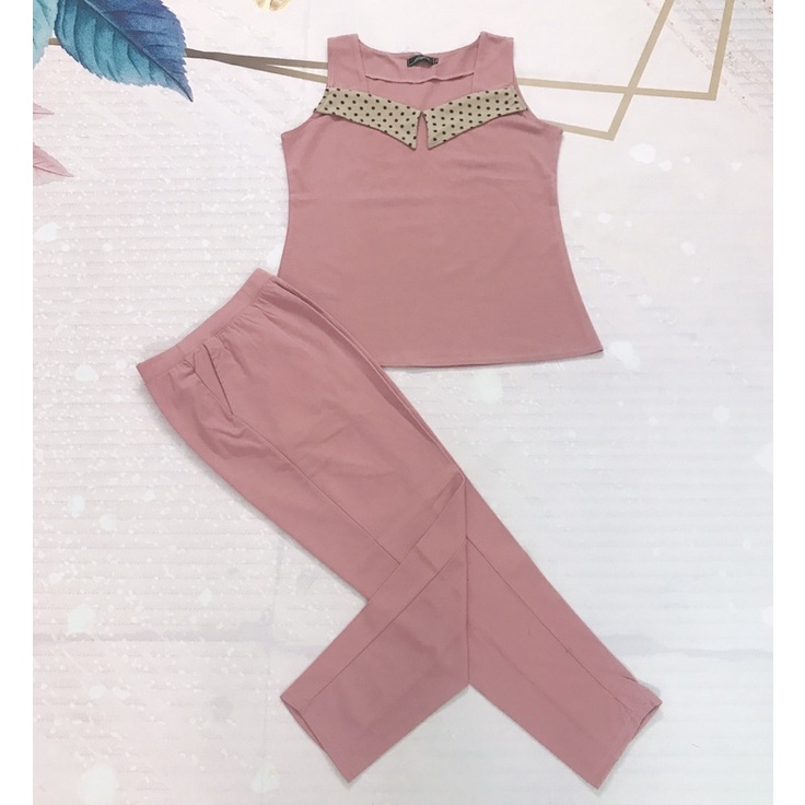 Đồ bộ nữ ❤️ CAO CẤP❤️ quần 9 tấc vải cotton mịn QC đẹp, sang, chảnh hợp thời trang