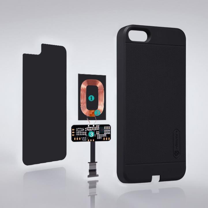 Ốp lưng chống sốc hỗ trợ sạc không dây cho iPhone 5 / iPhone 5s / iPhone SE hiệu Nillkin Magic - hàng chính hãng
