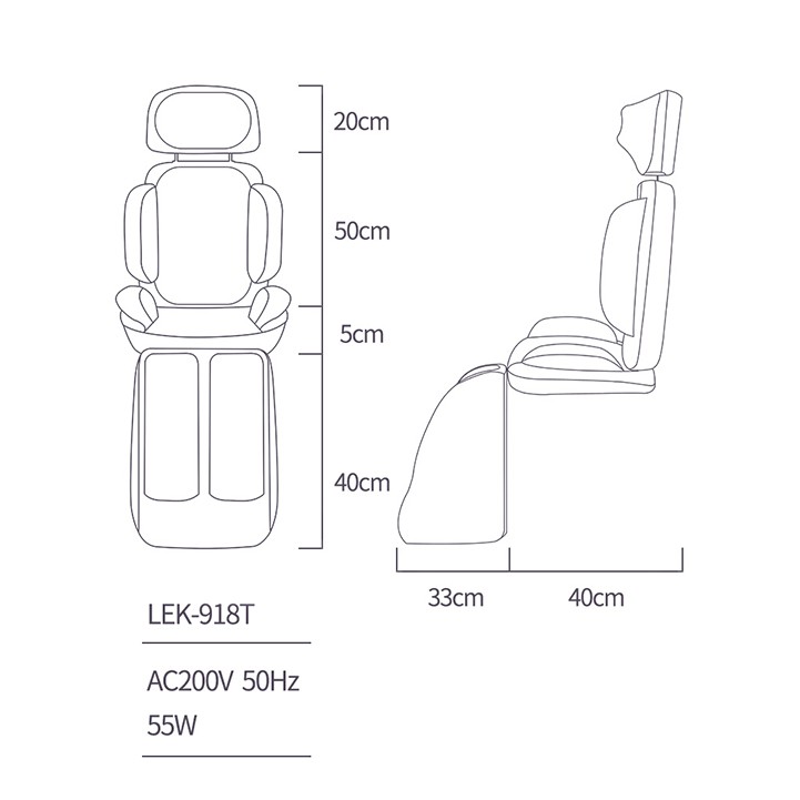 Ghế massage toàn thân , máy mát xa hồng ngoại 5d full cổ lưng chân