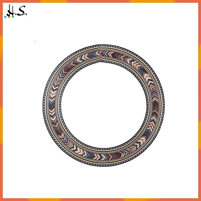 Wood Soundhole Rosette Inlay Guitar Sound Hole Decoration 94mm for Classic Guitar Acoustic Guitar