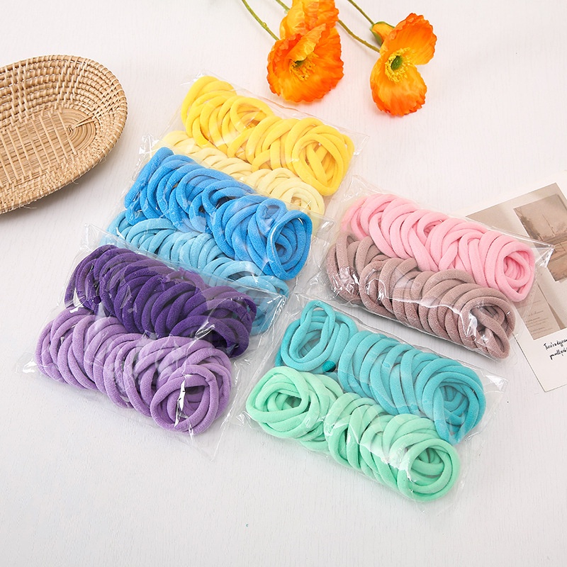 Dây Buộc Tóc Cao Su Màu Sắc Thời Trang JP5