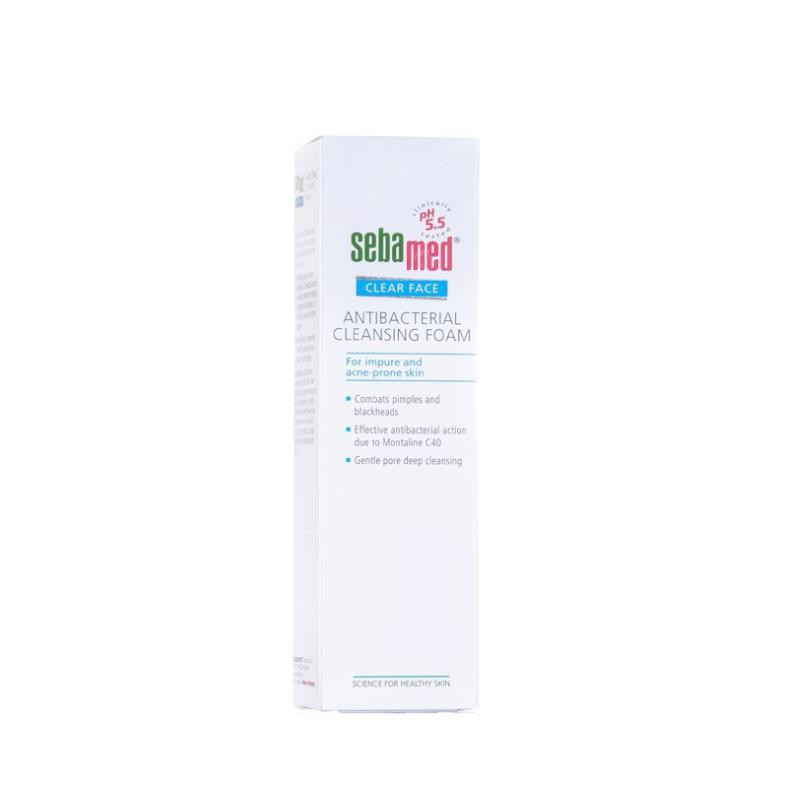 Sữa Rửa Mặt Kháng_Khuẩn Dành Cho Da Mụn Sebamed Antibacterial Cleansing Foam pH5.5