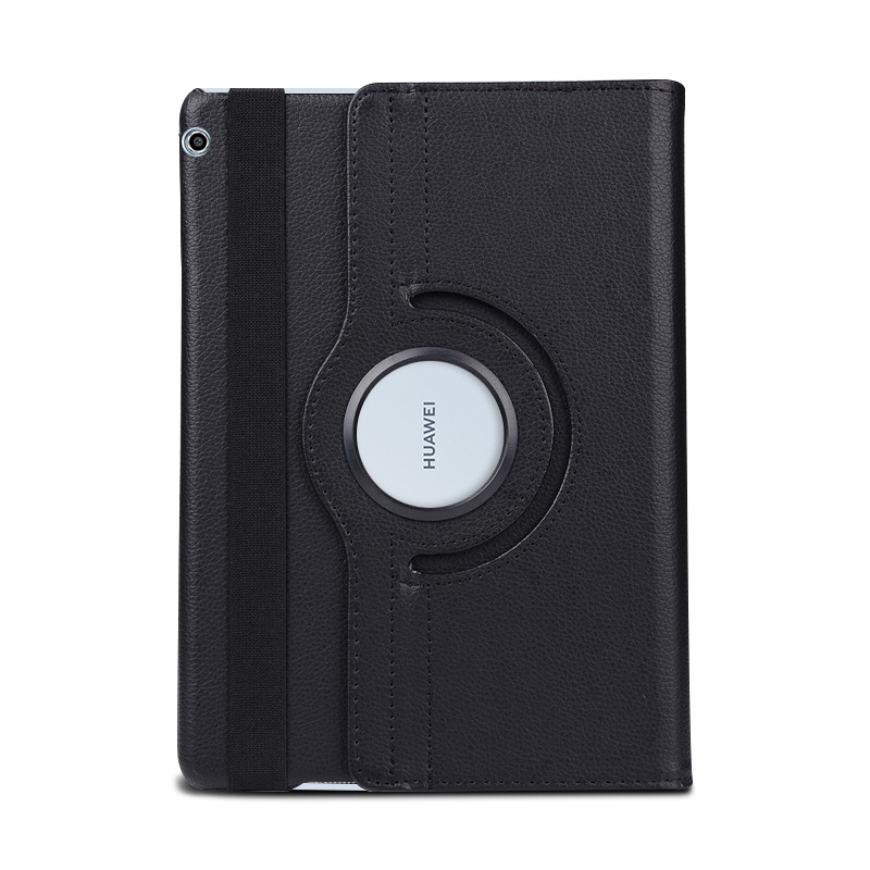 Bao Da PU Máy Tính Bảng Nắp Lật Xoay 360 Độ Tự Động Tắt/Mở Cho Huawei MediaPad MatePad T8 8 Kobe2-L03/Kob2-L09