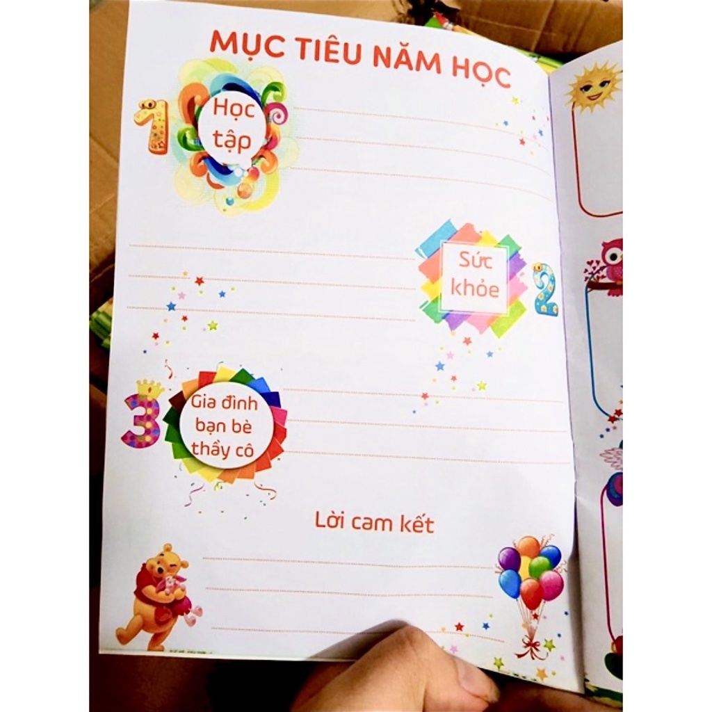 Quyển Sổ Thi Đua Cho Các Bé