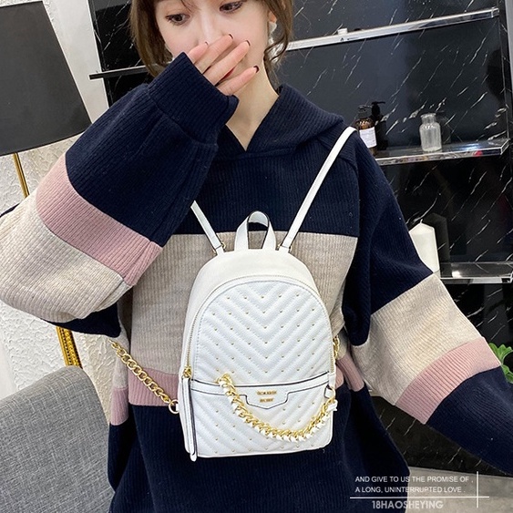 Balo Da Mini Victoria'S Secret VS VS Đính Đinh Tán Thời Trang Cho Nữ