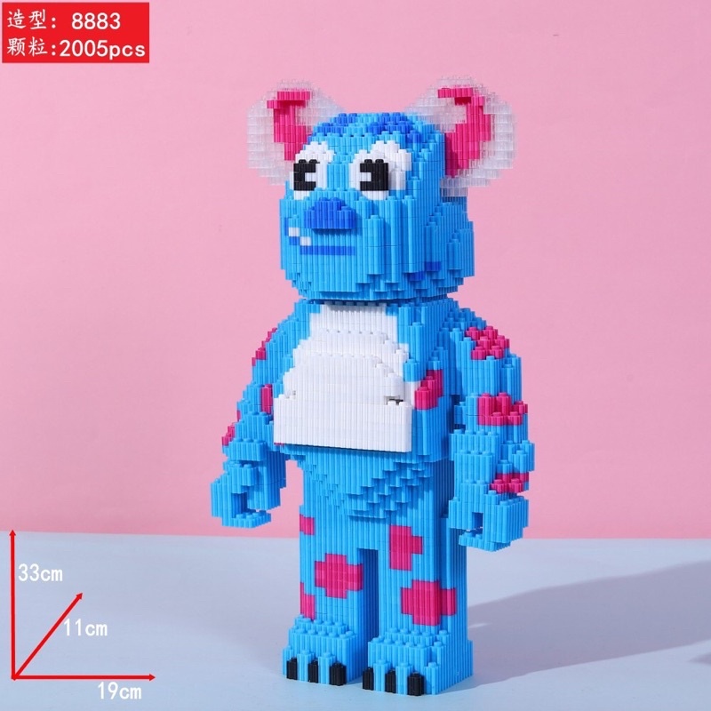 LEGO BEARBRICK MẪU MỚI NHẤT SIZE LỚN ĐỒ CHƠI LẮP RÁP TRÍ TUỆ CHO TRẺ