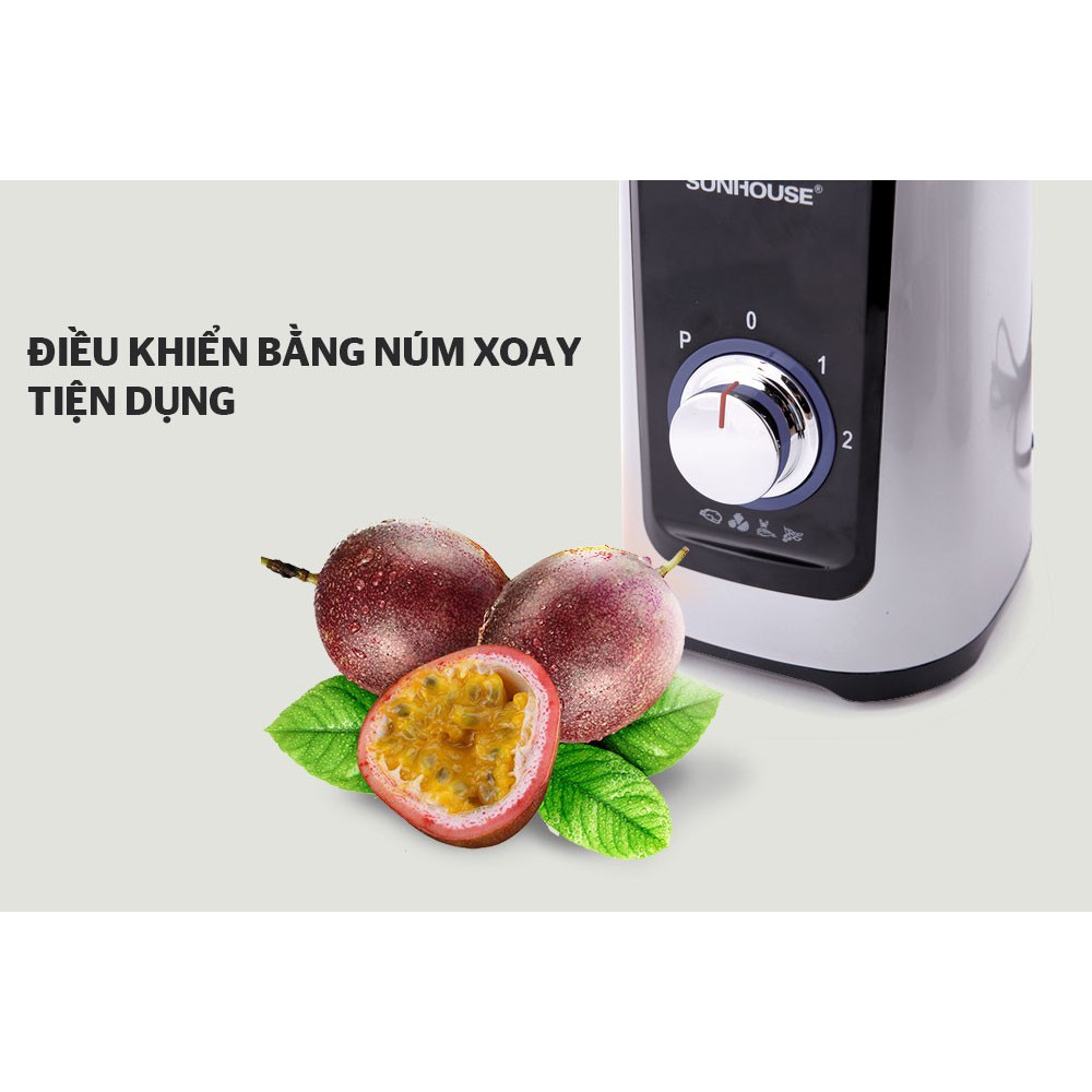 máy xay sinh tố đa năng SUNHOUSE SHD5322 (ĐEN) HOẶC 5323 (ĐỎ) chính hãng