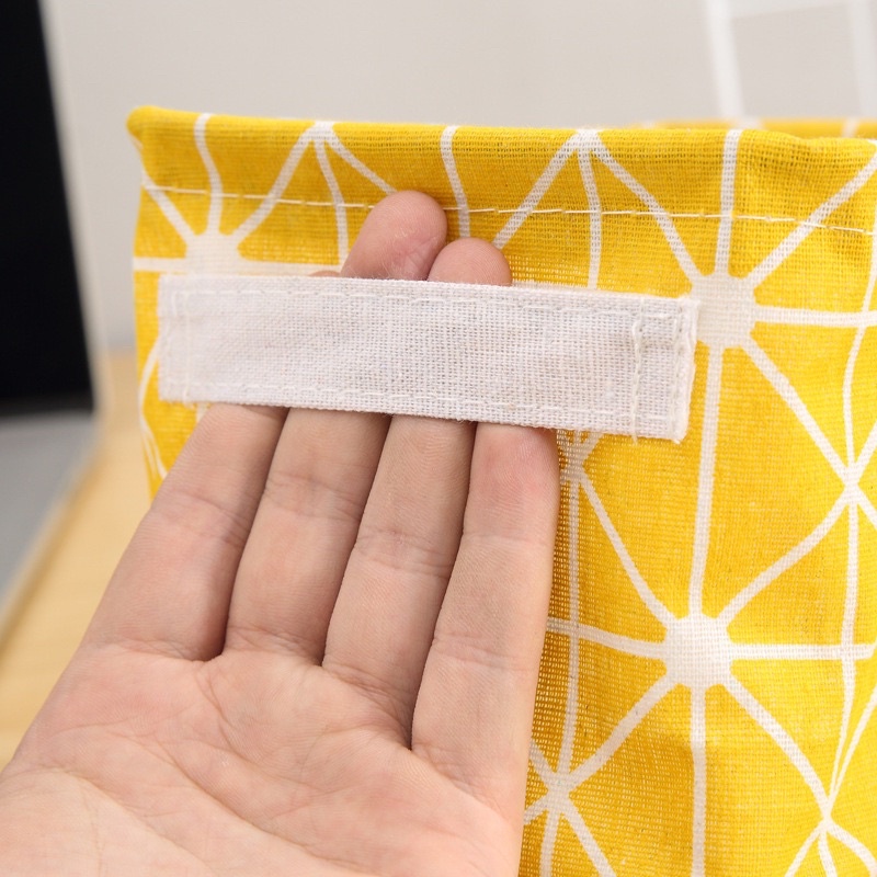 19 mẫu Giỏ vải đựng đồ cá nhân để bàn/ hộp vải canvas đựng đồ mỹ phẩm