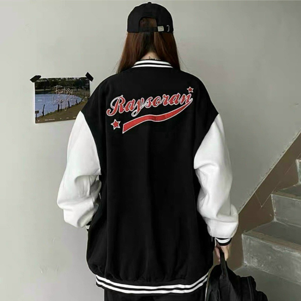 Áo Khoác Nỉ Bomber Nam Nữ Form Rộng Unisex Chất Nỉ Ngoại Lót Bông Dày Dặn Cực Hot (R)