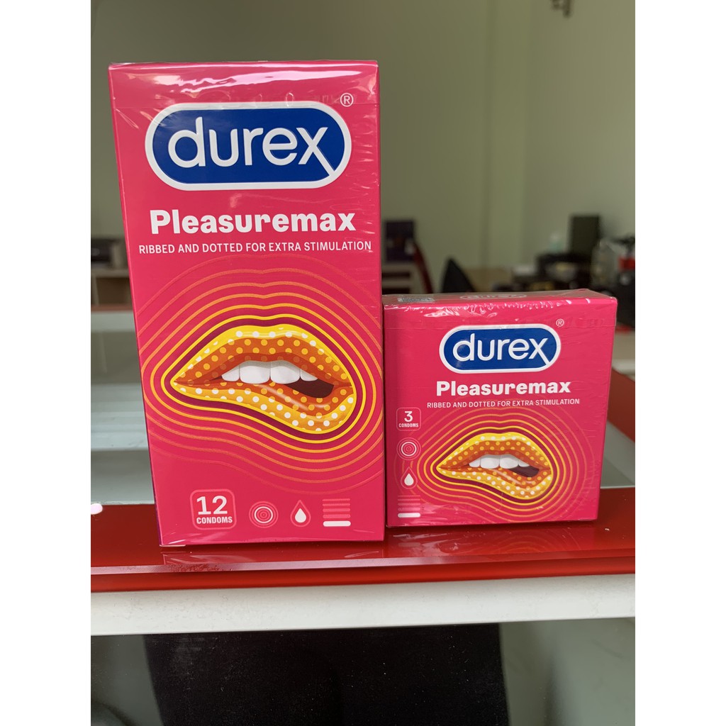 Bao Cao Su Durex Pleasuremax Có Gân Hạt Nổi ( 3 Cái & 12 Cái)