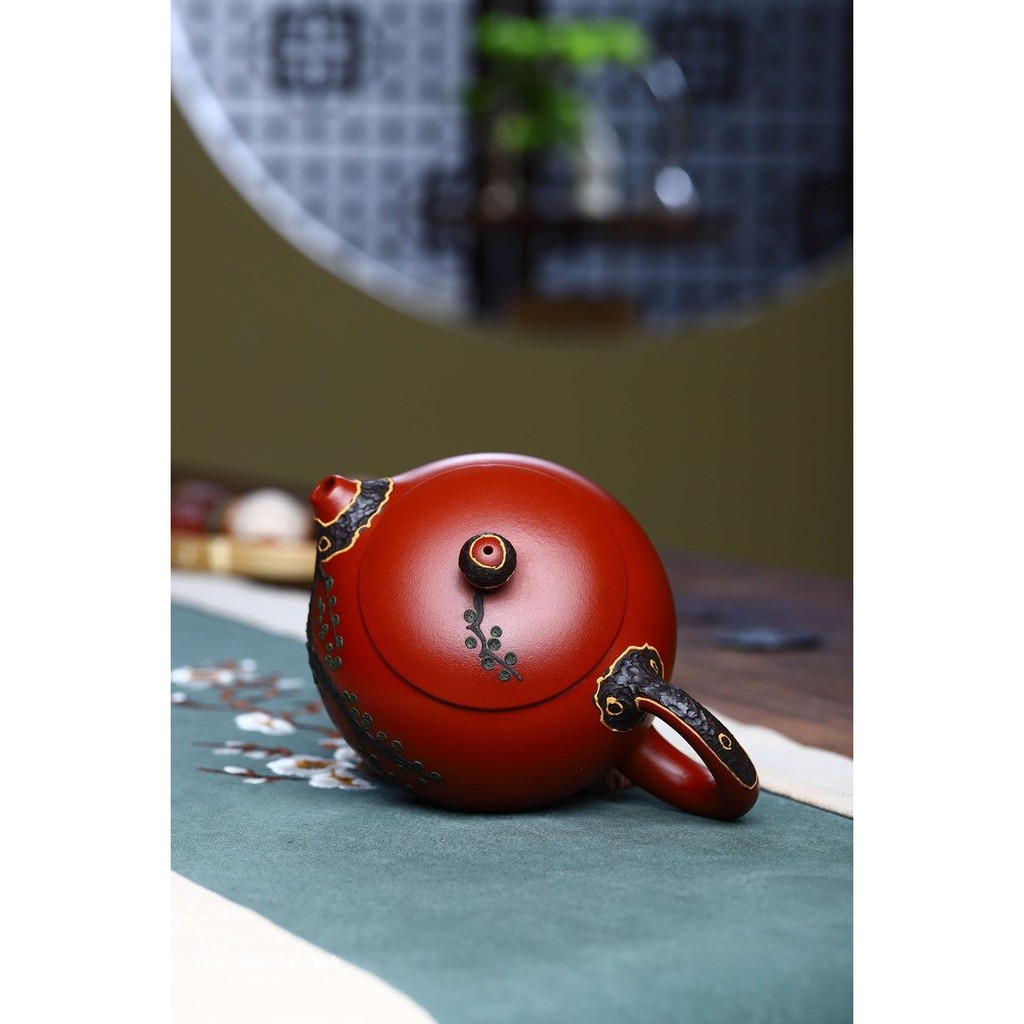 Ấm Tử Sa Nghi Hưng Tây Thi 260 ml (Đại Hồng Bào, Lọc Tổ Ong)