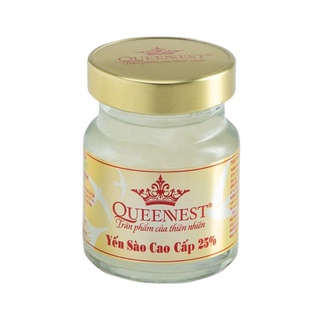 Yến sào cao cấp QUEENNEST 25% (Hộp 6 Hũ x 70ml)