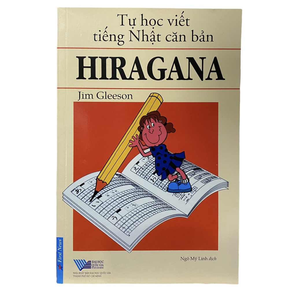 Sách Tự Học Viết Tiếng Nhật Căn Bản Hiragana - First News - FIN