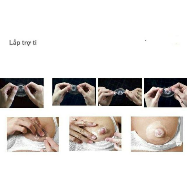 (Đầu ti nhọn) Hộp 02 cái trợ ti ngực silicone mềm cho Mẹ hỗ trợ cho bé bú Upass UP1001N (Made in Thailand)