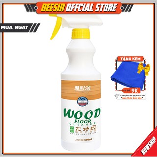 [Kèm Quà Tặng] Dung Dịch Chăm Sóc Làm Sạch Và Đánh Bóng Bề Mặt Sàn Gỗ 500ml BEESIR