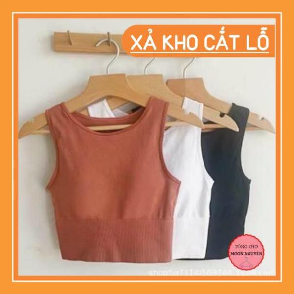 Áo bra, áo croptop ba lỗ có mút ngực cực xinh