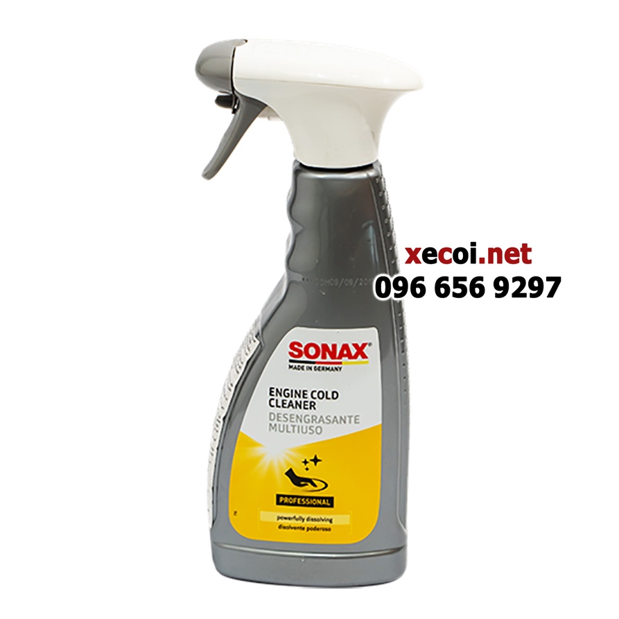 (giá tốt) Vệ sinh động cơ khoang máy Sonax Engine Cold Cleaner 500ml