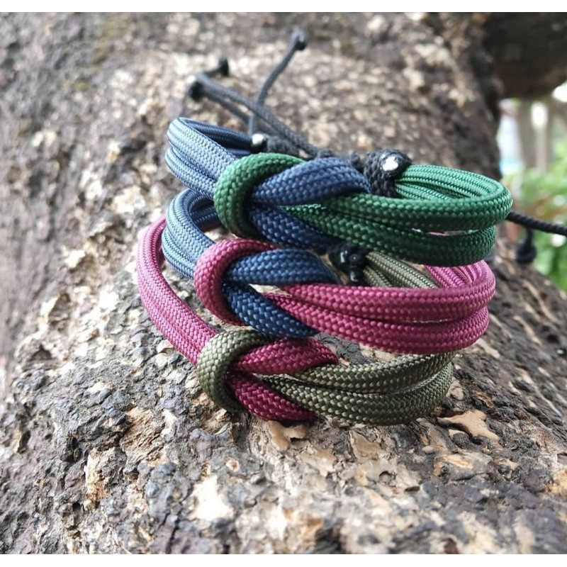 Vòng Tay Paracord 2 Màu Cho Nam Và Nữ