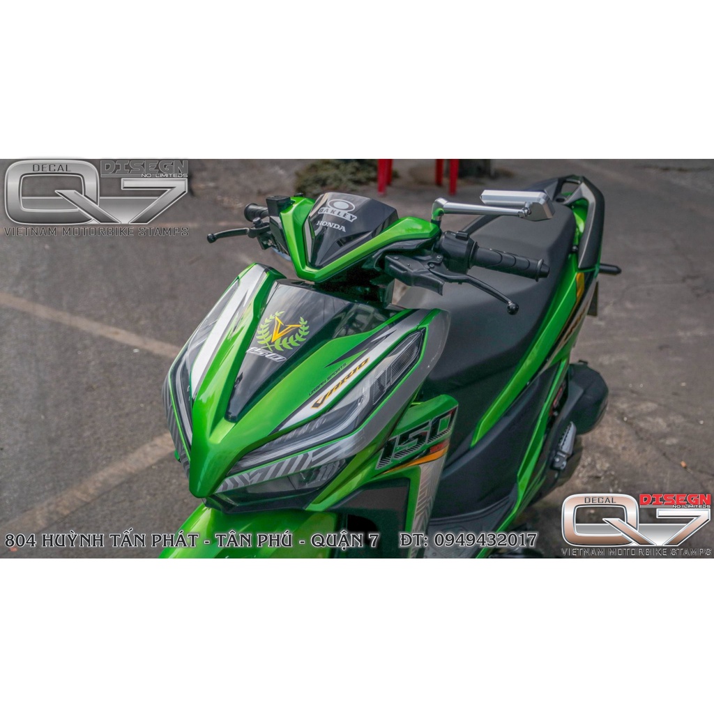 Tem rời vario - xanh đen - decalq7