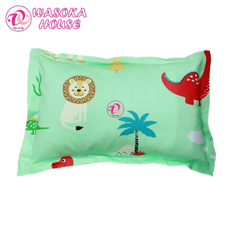 Gối cho bé nhiều kích cỡ, vải Cotton Thắng Lợi mềm mát, gối êm mềm, nhiều họa tiết hoạt hình gần gũi thân thuộc