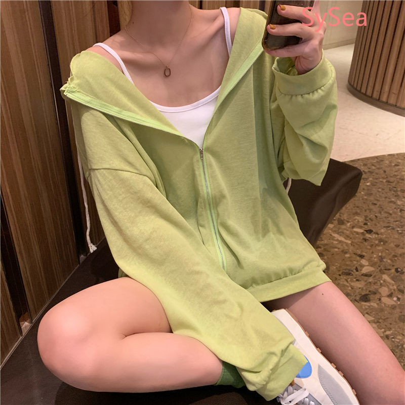 Áo Khoác Chống Nắng Dáng Rộng Thời Trang Cho Nữ