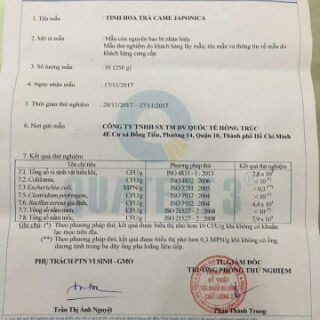 Tinh hoa trà Came