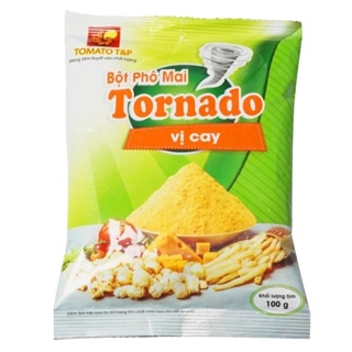 Bột Phô Mai lắc Tornado vị cay Túi 100G