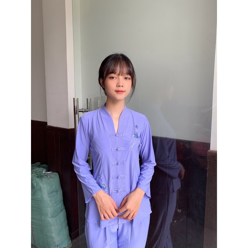 ĐỒ LAM# BỘ BÀ LAI TIM CHẤT LIỆU VẢI THUN CO GIÃN MỀN MÁT