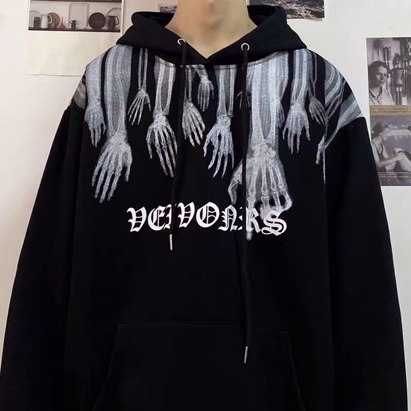 Áo hoodie bàn tay chữ nghệ thuật unisex Ulzzang streetstyle siêu chất ❤️