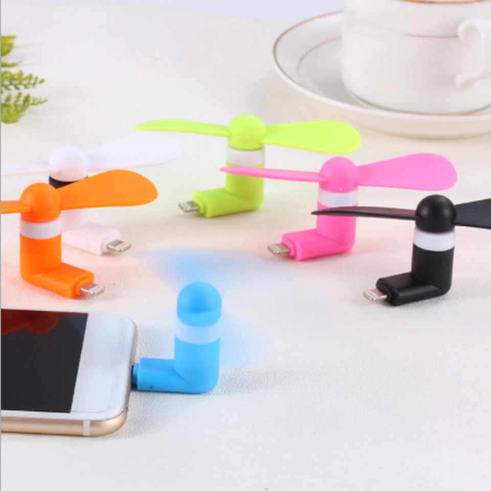 Quạt Usb Gắn Điện Thoại Android Tiện Dụng