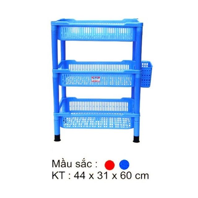 Trạn nhựa 3 tầng để bát đũa