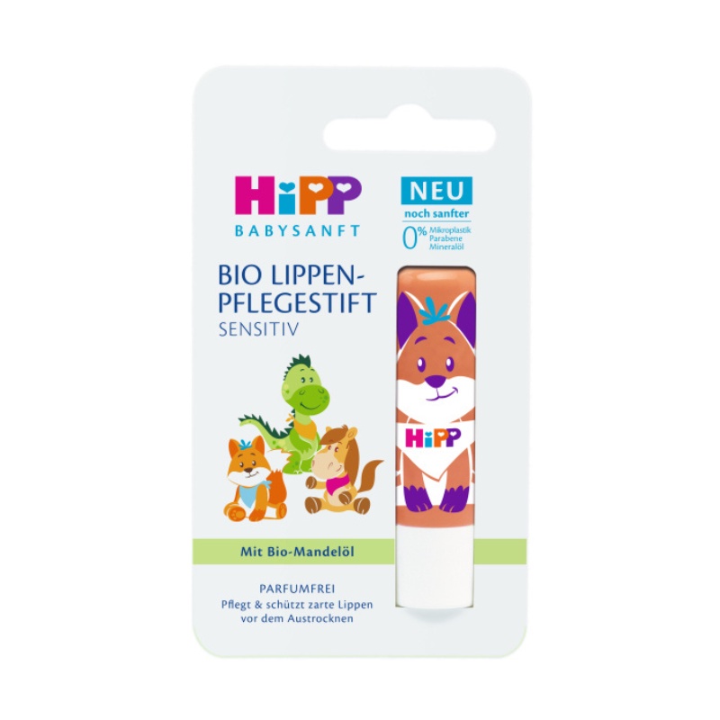 Son dưỡng môi hữu cơ HIPP BIO trẻ em cao cấp an toàn cho bé - Nội Địa Đức