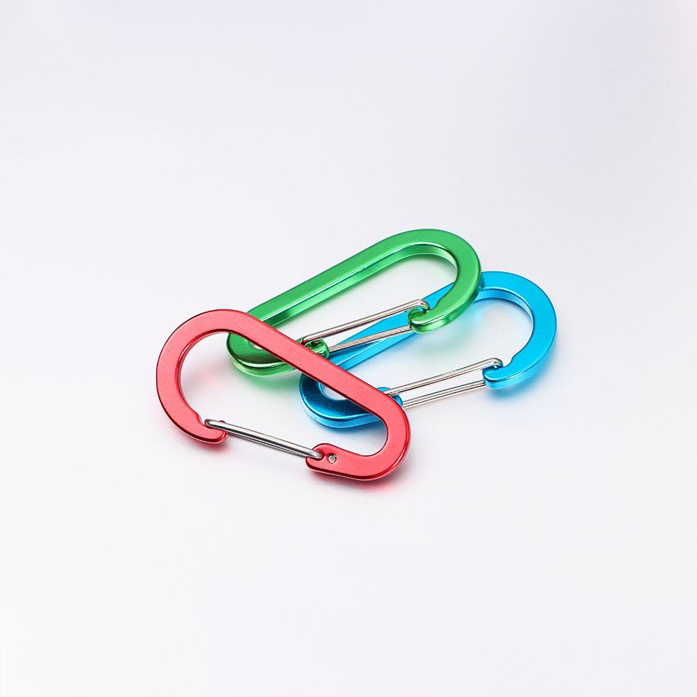 MYRONGVN 1/2/5pcs Fishing Small Carabiner Fishing Acessories S Shape Multi Tool Climbing Snap Clip