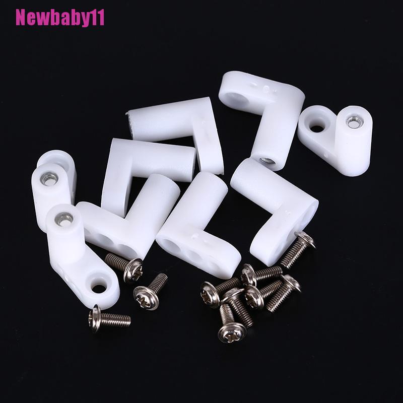 Bộ 10 Chân Đế Nhựa Chữ L 20mm Cố Định Tốt Tiện Dụng Cho Bé Sơ Sinh [BABY11]