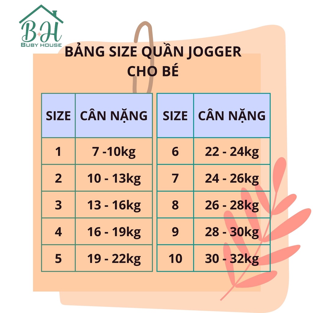 Quần Jogger bé trai bé gái 8-30kg Quần dài thu đông cho bé chất nỉ dày dặn CỰC ĐẸP ko xù ko nhão size 1 đến 10 tuổi Buby