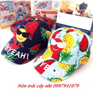 Mũ lưỡi trai cái cây cho bé Nón trái cây cho bé