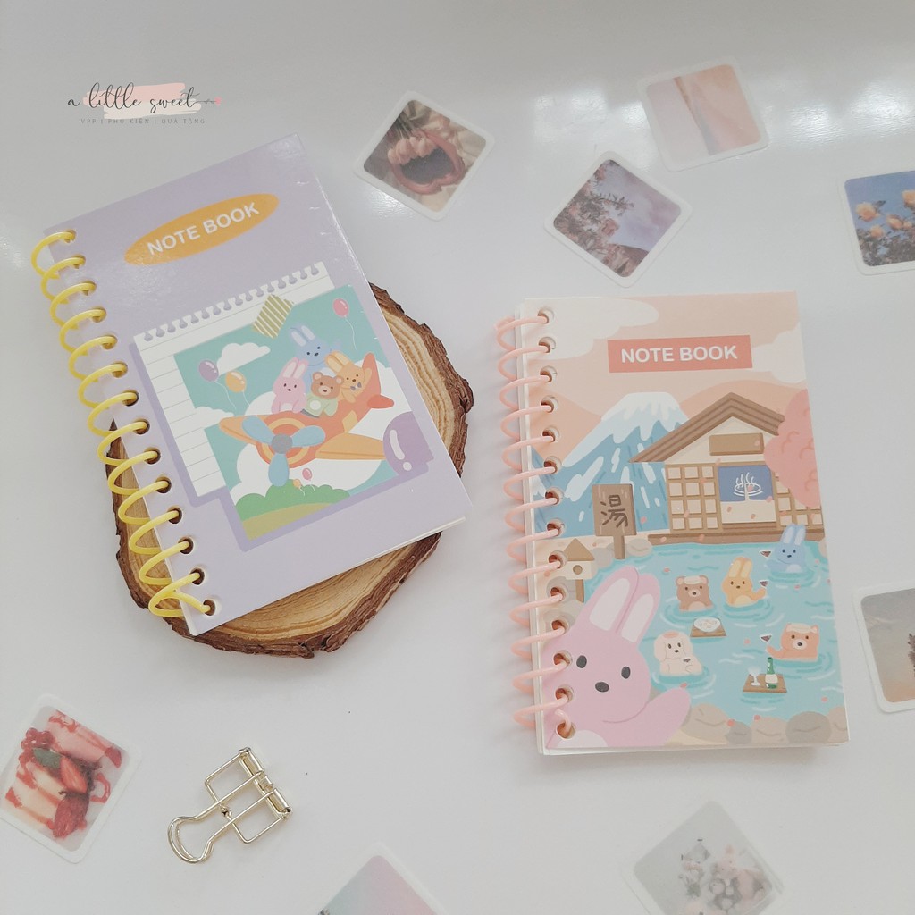 Sổ lò xo Rabbit A6 bỏ túi