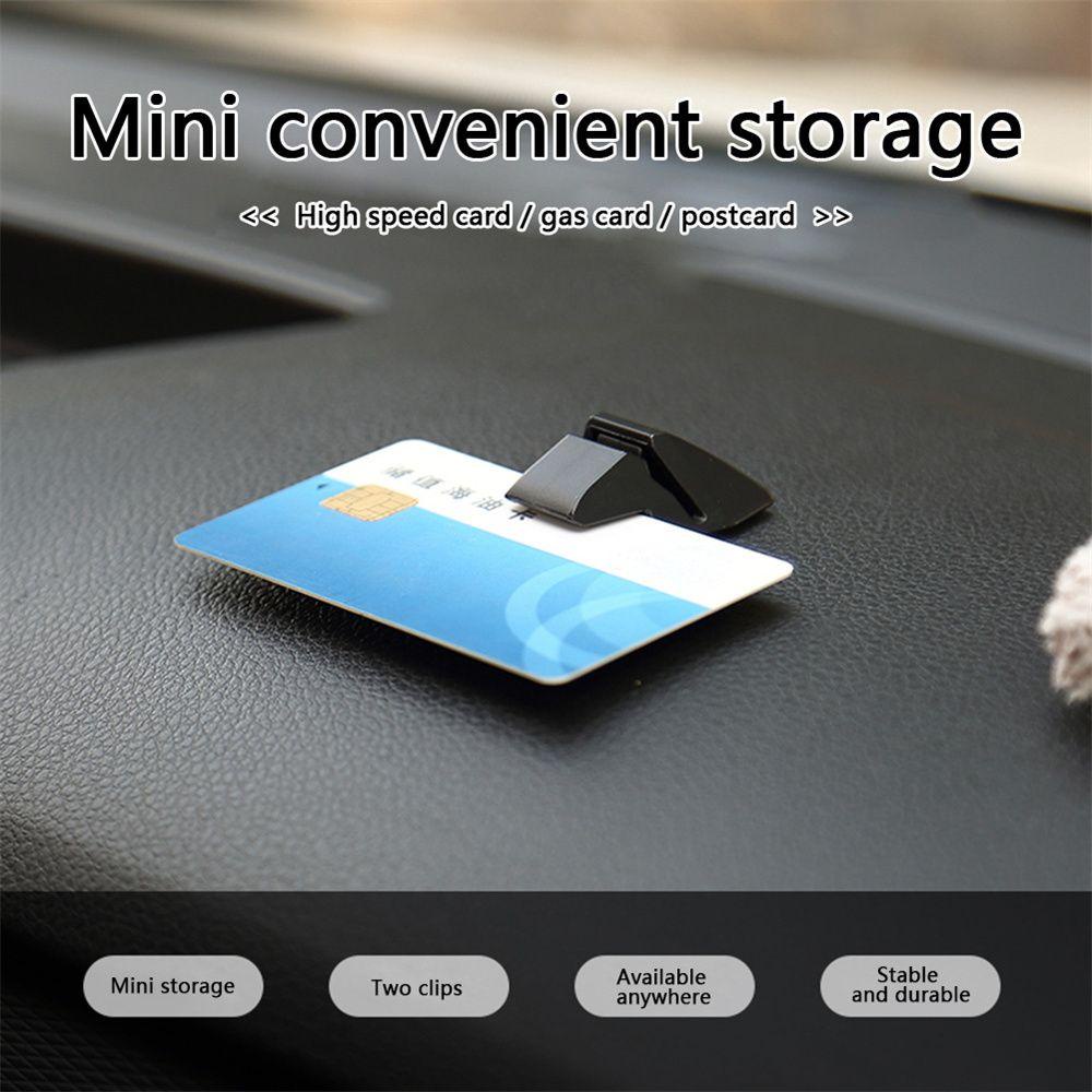 Kẹp Giữ Thẻ Đỗ Xe Mạ Kim Loại Tiện Dụng
